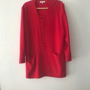 Iro red mini dress size 8. Gorgeous !